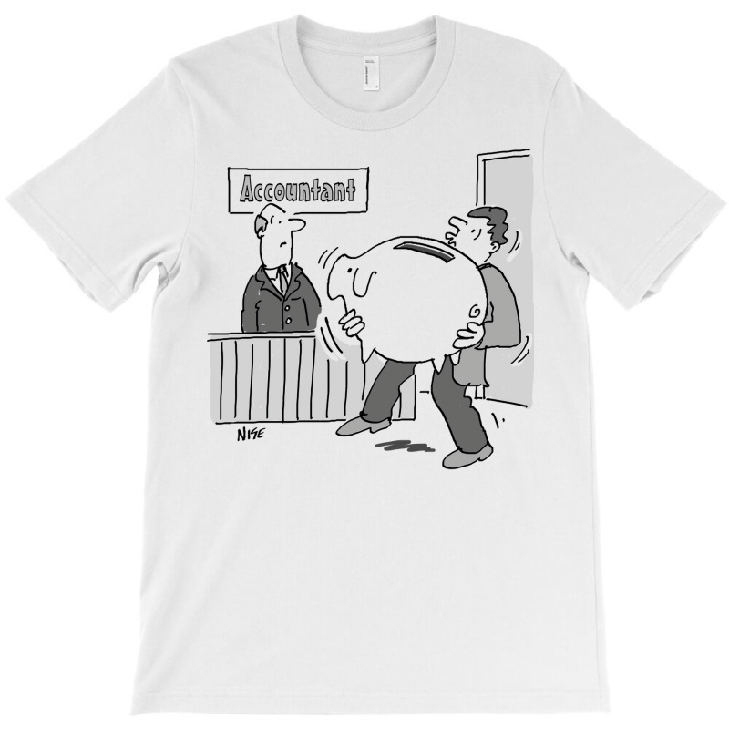 Accountant Has A Client With A Huge Piggybank Star T-Shirt by mutuladinviav | Artistshot