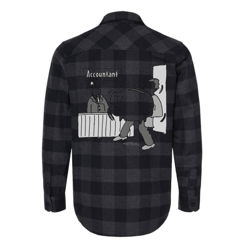 Accountant Has A Client With A Huge Piggybank Star Flannel Shirt by mutuladinviav | Artistshot