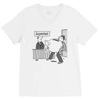 Accountant Has A Client With A Huge Piggybank Star V-neck Tee | Artistshot