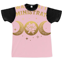 Warranty Administrator Boho Moon Wild Rose Golden Graphic T-shirt | Artistshot