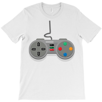 Games Classic Controller T-shirt Designed By Mutaz.fidely