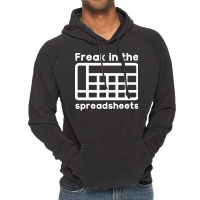 Freak In The Spreadsheets Humor Vintage Hoodie | Artistshot