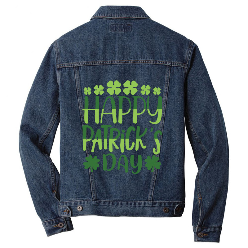 Happy Patricks Day St Patricks Day Men Denim Jacket | Artistshot