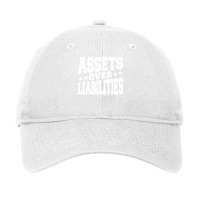 Assets Over Liabilities Green Adjustable Cap | Artistshot