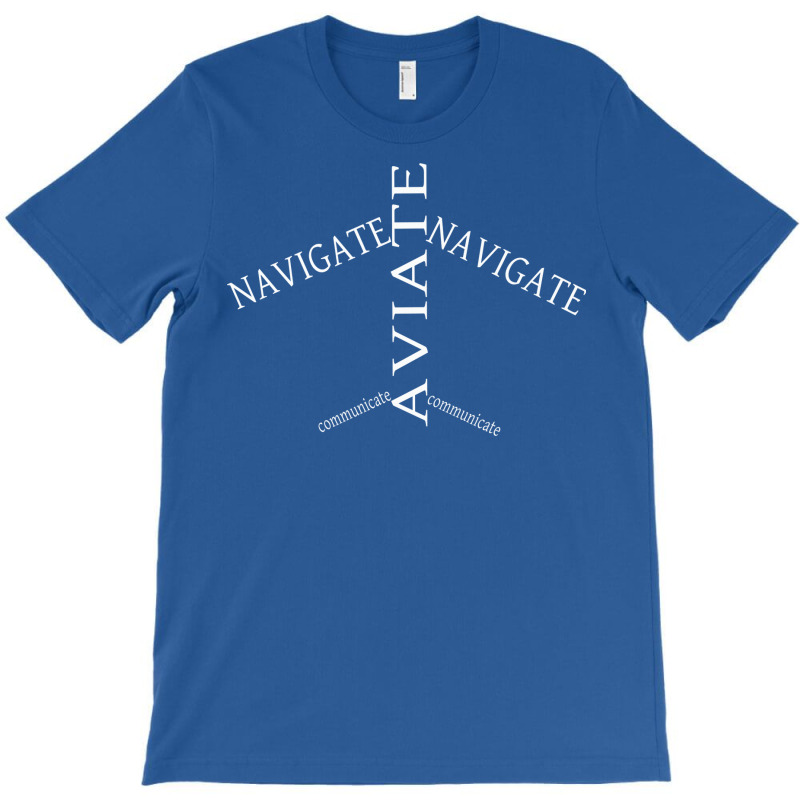 Aviate Navigate Communicate Black Ed Aesthetic T-Shirt by viquijoffre4 | Artistshot