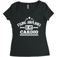 Mechanic Quote For An Aviation Mechanic Boy Women's Triblend Scoop T-shirt | Artistshot