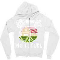 No Farmers Food Future Activist Activism For Gifts Zipper Hoodie | Artistshot