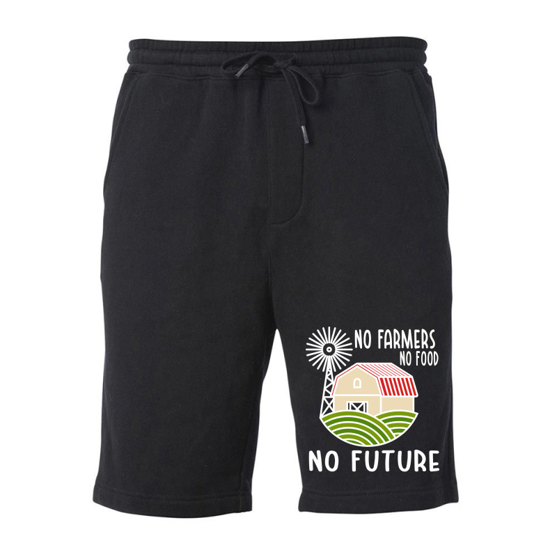 No Farmers Food Future Activist Activism For Gifts Fleece Short | Artistshot