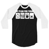 My Plan For Today Accounting Tax Season Numbers Ae 3/4 Sleeve Shirt | Artistshot