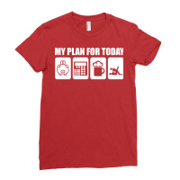 My Plan For Today Accounting Tax Season Numbers Ae Ladies Fitted T-shirt | Artistshot