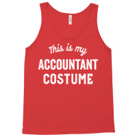 Funny Accountant Lazy Halloween Costume Easy Accou Tank Top | Artistshot