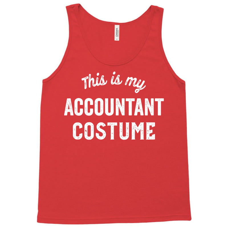 Funny Accountant Lazy Halloween Costume Easy Accou Tank Top | Artistshot