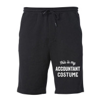 Funny Accountant Lazy Halloween Costume Easy Accou Fleece Short | Artistshot