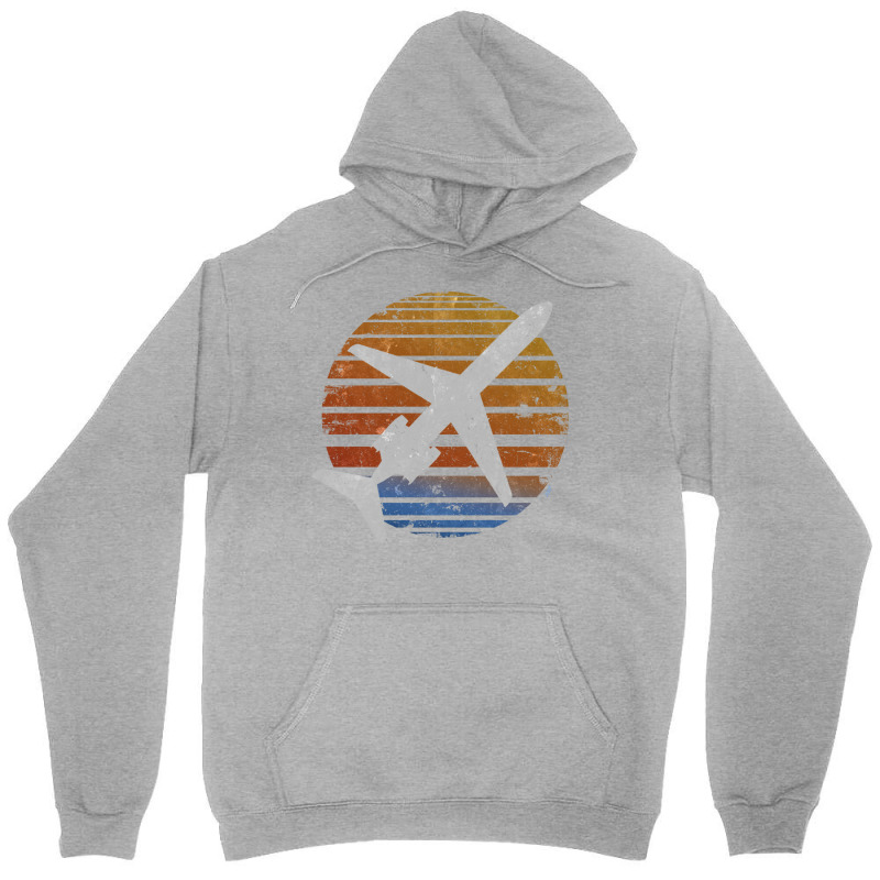 Vintage Regional Airliner Sun Nostalgia Unisex Hoodie | Artistshot