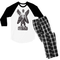 Pazuzu Stone Figure Men's 3/4 Sleeve Pajama Set | Artistshot