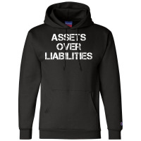 Assets Over Liabilities Girl Champion Hoodie | Artistshot