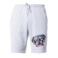 Pugzuzu   Horror Pug! Fleece Short | Artistshot