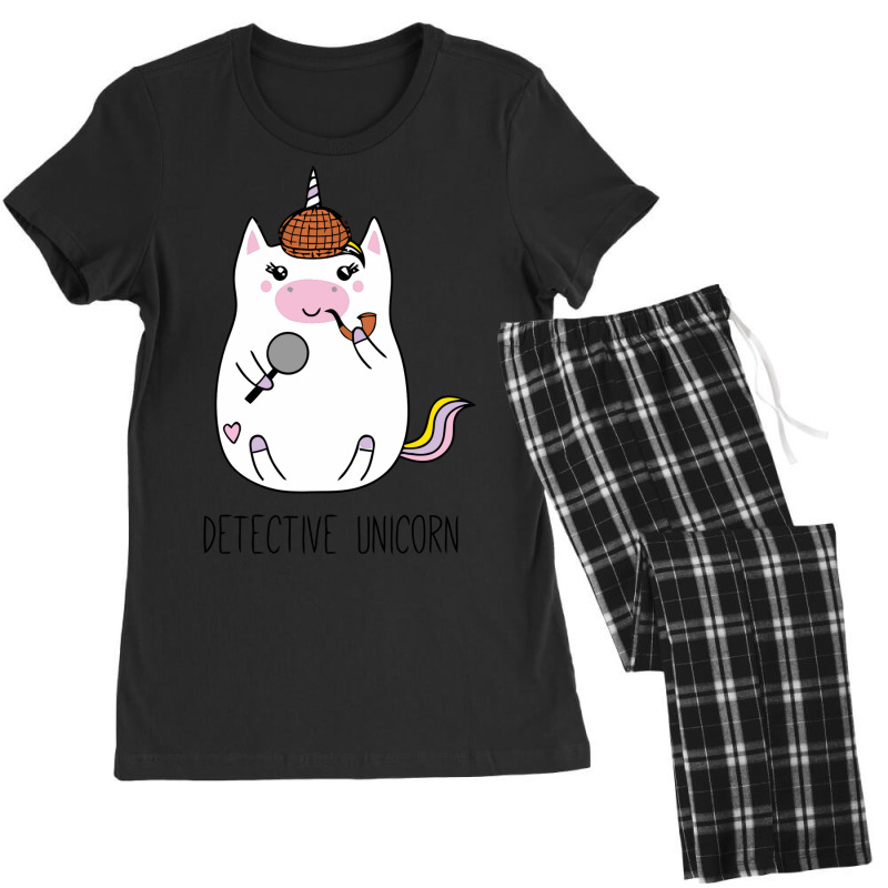 Detective Unicorn Women's Pajamas Set by figuraart | Artistshot