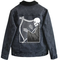 The Sound Of Silence Unisex Sherpa-lined Denim Jacket | Artistshot