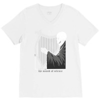 The Sound Of Silence V-neck Tee | Artistshot