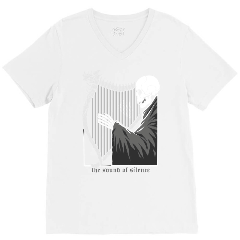 The Sound Of Silence V-Neck Tee by koglerbrowyk | Artistshot