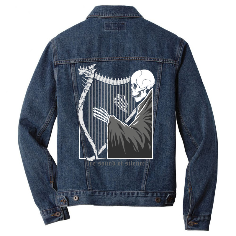 The Sound Of Silence Men Denim Jacket by koglerbrowyk | Artistshot