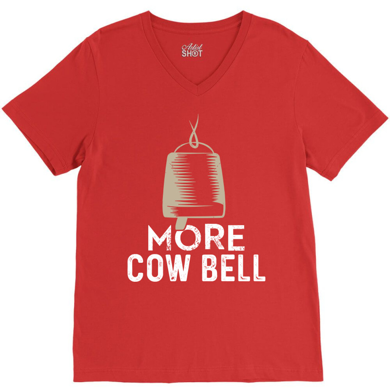 Cow Farm Farmer Cowboy Cattle Cowbell Milk Gift Cu V-Neck Tee by lodenbuduanf | Artistshot