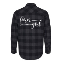 Farm Girl Agriculture Farming Farmer Hipster Flannel Shirt | Artistshot