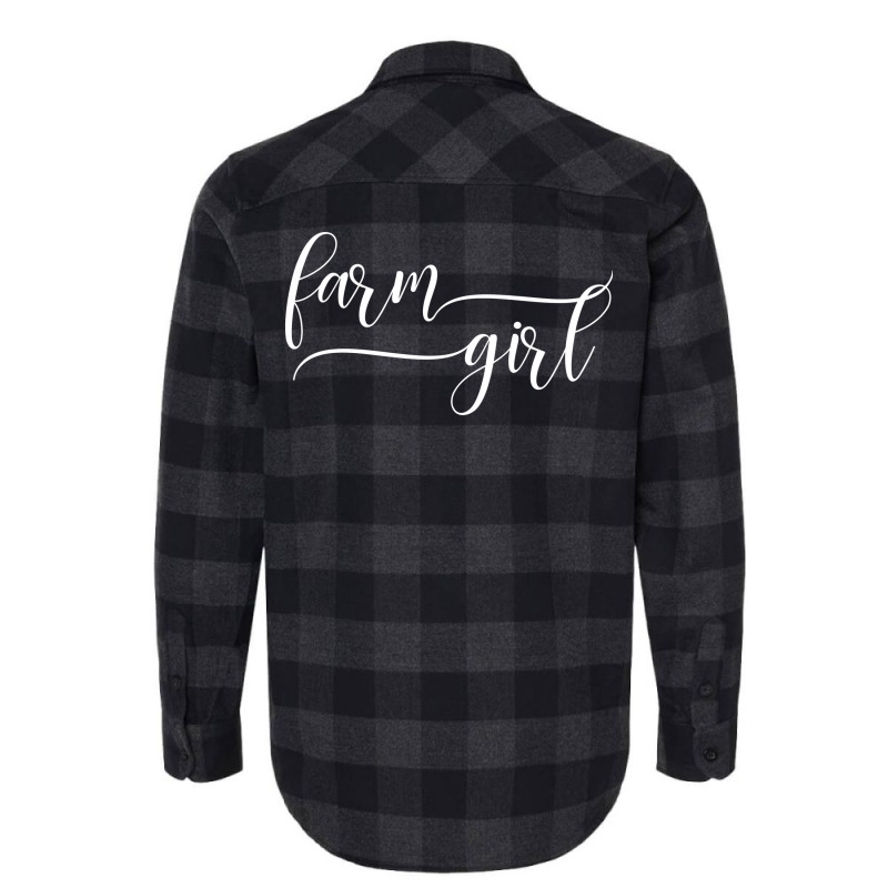 Farm Girl Agriculture Farming Farmer Hipster Flannel Shirt by lodenbuduanf | Artistshot