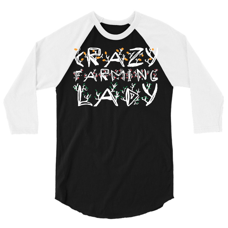 Crazy Farming Lady Cool 3/4 Sleeve Shirt | Artistshot