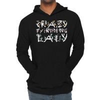 Crazy Farming Lady Cool Lightweight Hoodie | Artistshot