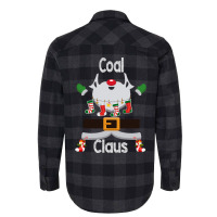 Coal Claus Santa Christmas Costume Pajama Nostalgi Flannel Shirt | Artistshot