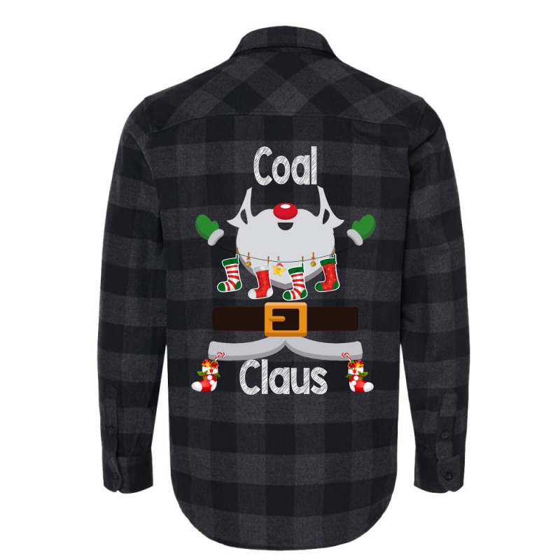 Coal Claus Santa Christmas Costume Pajama Nostalgi Flannel Shirt by atitikanokok | Artistshot