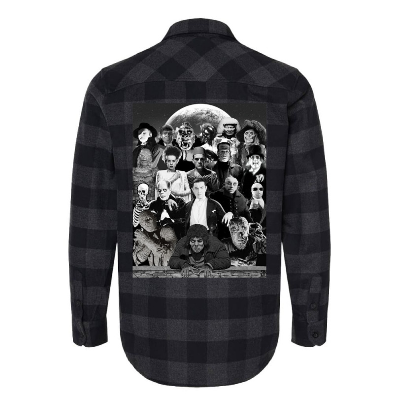 Classic Horror Monsters Flannel Shirt by gouselauckt | Artistshot