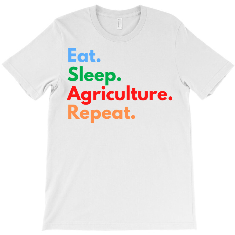 Eat Sleep Agriculture Repeat Red T-Shirt by ravadadanine2 | Artistshot