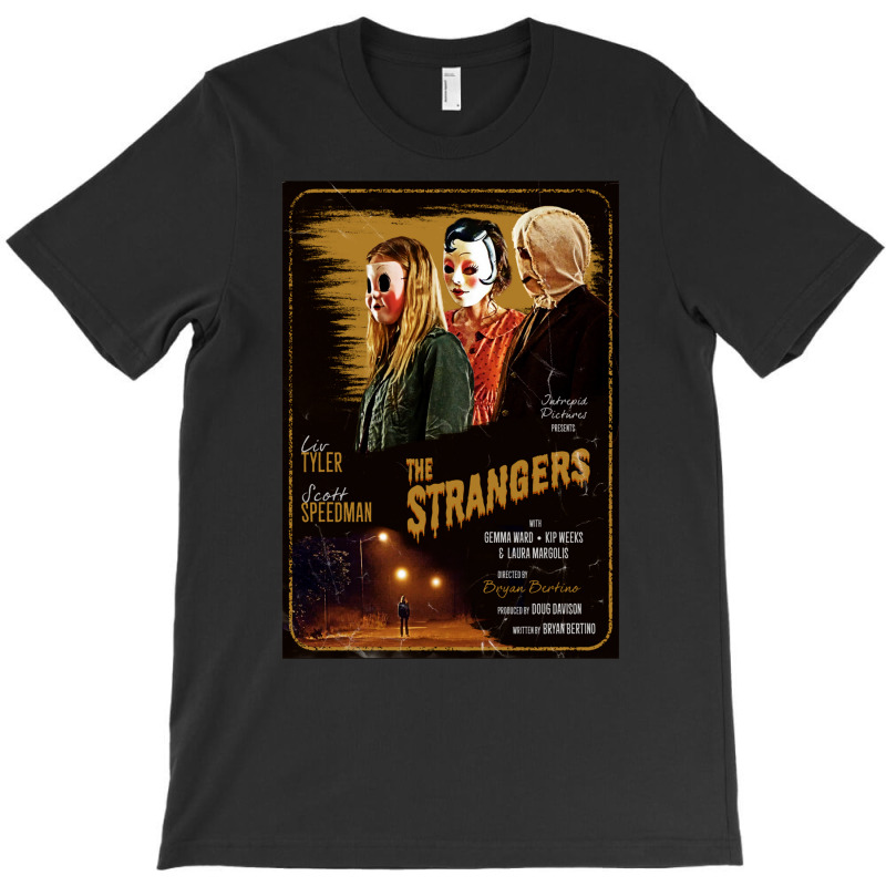 The Strangers Vintage Movie Poster T-Shirt by sporewashory | Artistshot