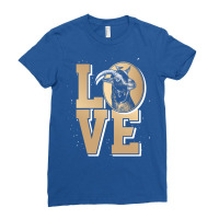 Love Goat Animal 80s Ladies Fitted T-shirt | Artistshot