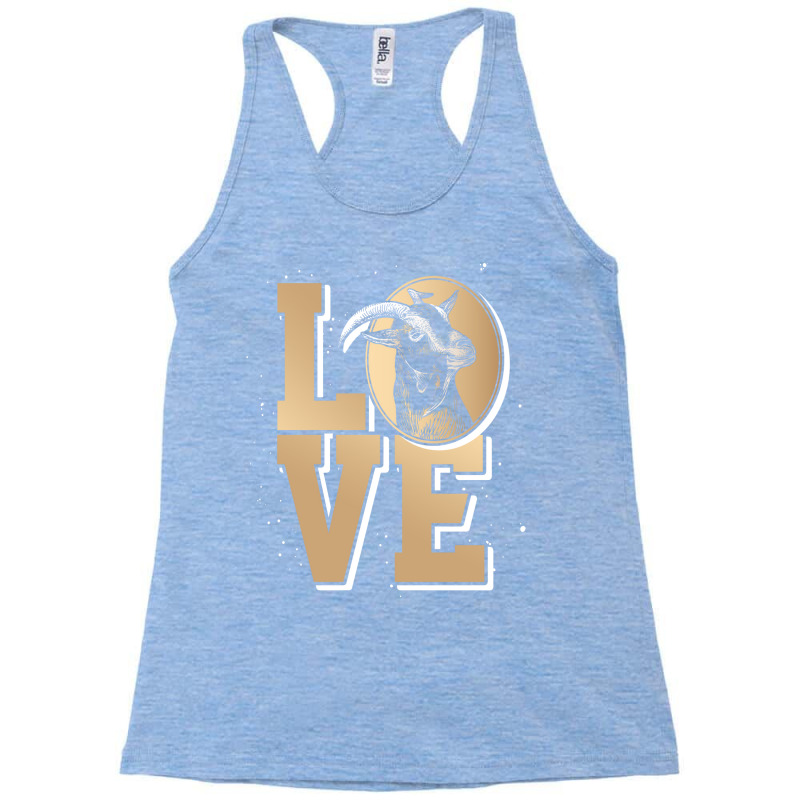 Love Goat Animal 80s Racerback Tank by ravadadanine2 | Artistshot