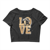 Love Goat Animal 80s Crop Top | Artistshot