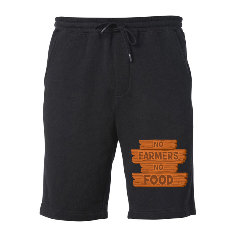 No Farmers No Food Nature Fleece Short by ravadadanine2 | Artistshot