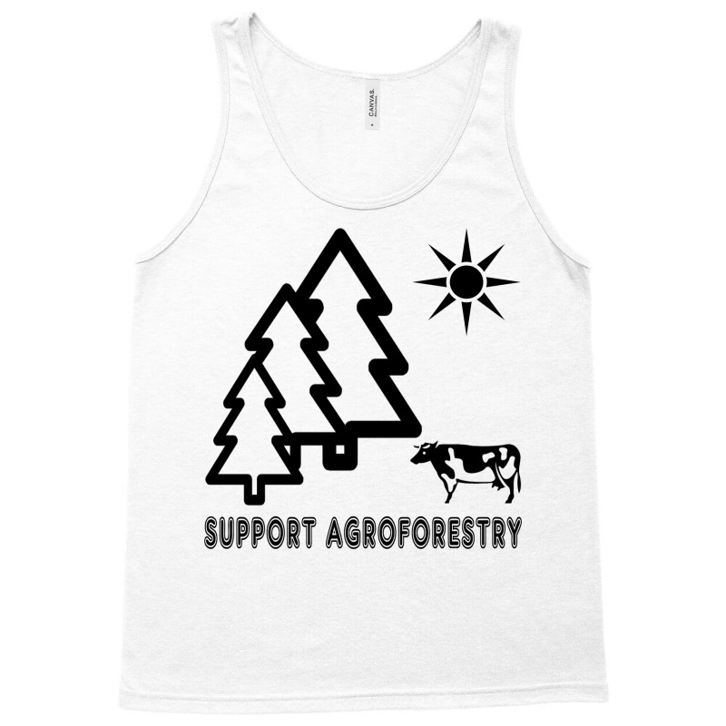 Support Agroforestry Aesthetic Tank Top by lodenbuduanf | Artistshot