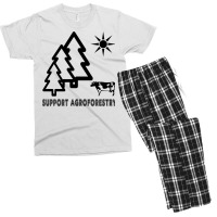 Support Agroforestry Aesthetic Men's T-shirt Pajama Set | Artistshot