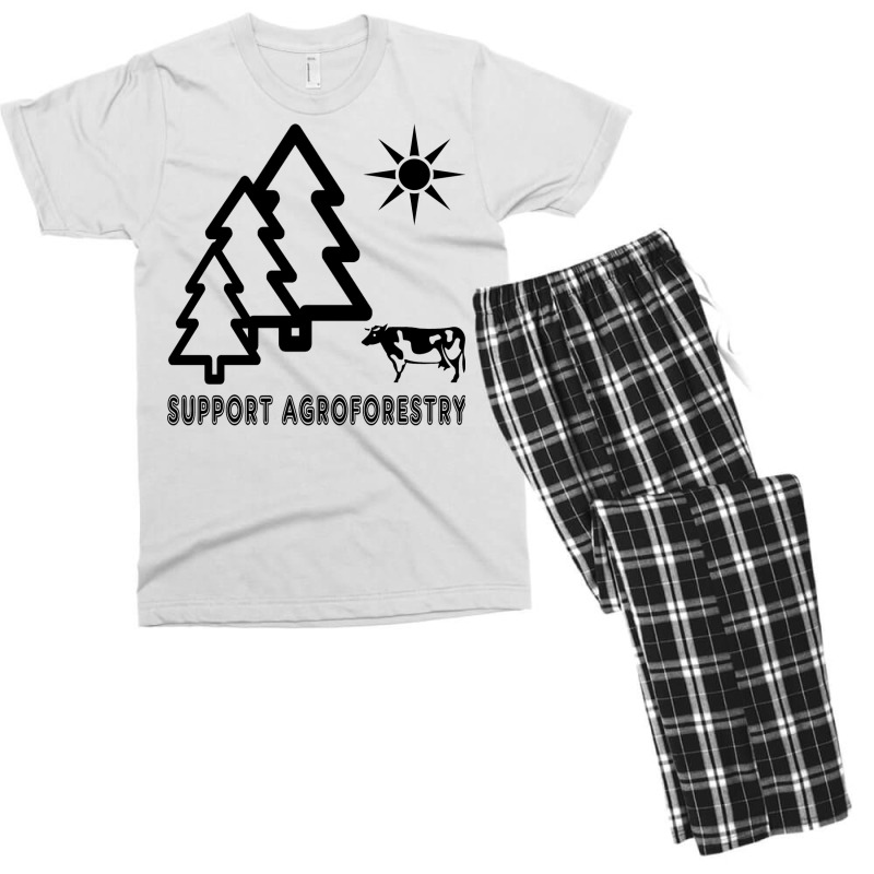 Support Agroforestry Aesthetic Men's T-shirt Pajama Set by lodenbuduanf | Artistshot