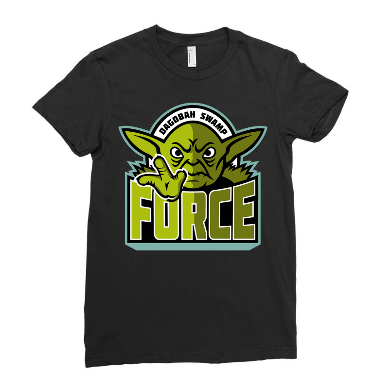 Dagobah Swamp Force Ladies Fitted T-Shirt by Monz | Artistshot