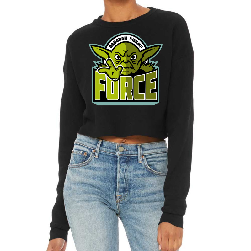 Dagobah Swamp Force Cropped Sweater by Monz | Artistshot