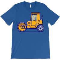 Tractor Vehicle Cartoon Illustration Girl T-shirt | Artistshot