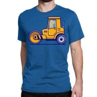 Tractor Vehicle Cartoon Illustration Girl Classic T-shirt | Artistshot