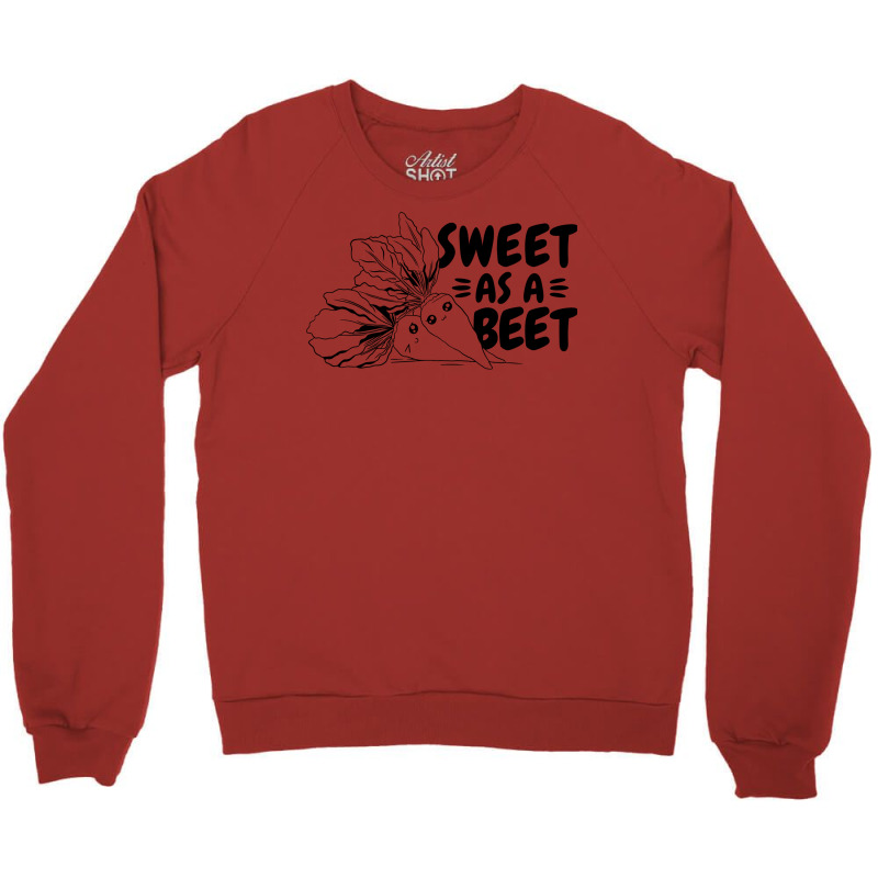 Sweet As A Beet Hippie Crewneck Sweatshirt by seakolaasseh | Artistshot