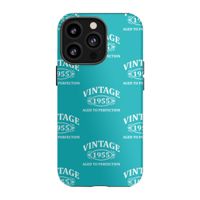 Vintage 1955 Aged To Perfection Iphone 13 Pro Case Designed By Tshiart