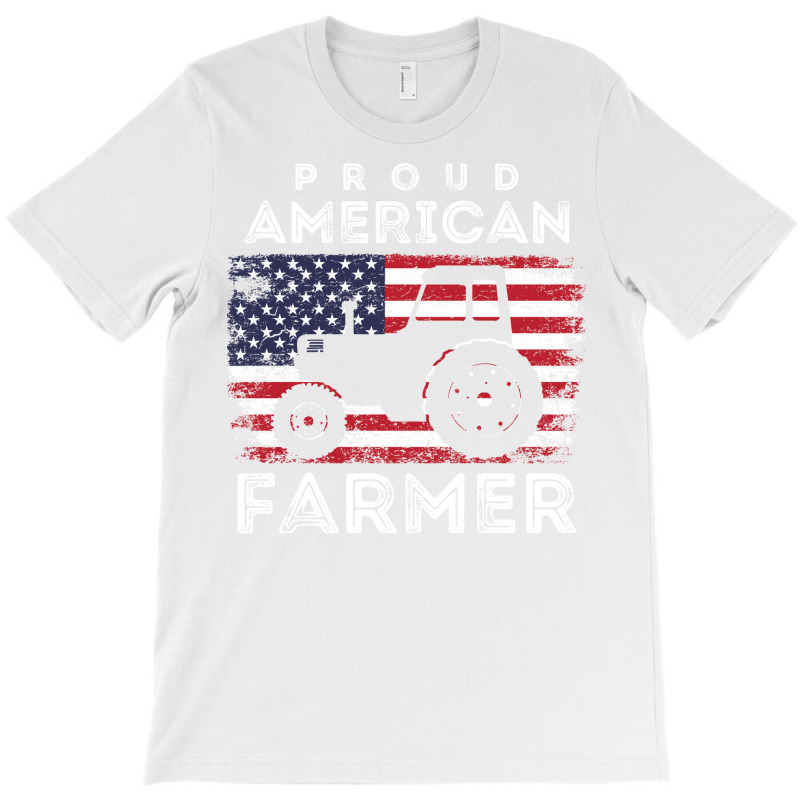 Proud American Farmer Agriculture Farming Humor T-shirt | Artistshot